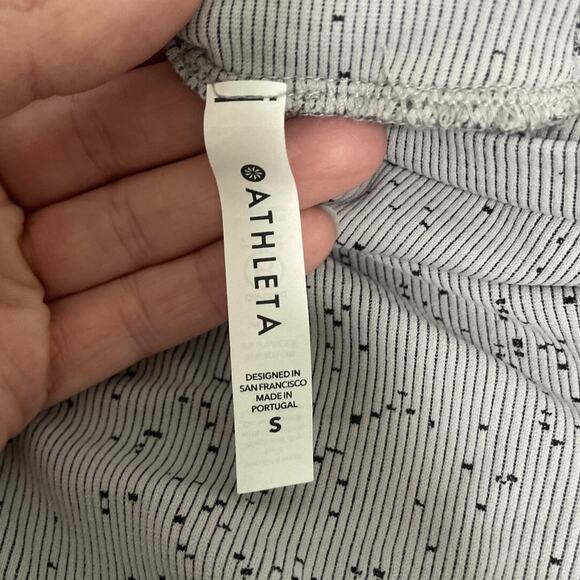 Athleta Womens Top Small Flurry Blizzard Gradient Mock Neck Long Sleeve Seamless - Picture 4 of 12